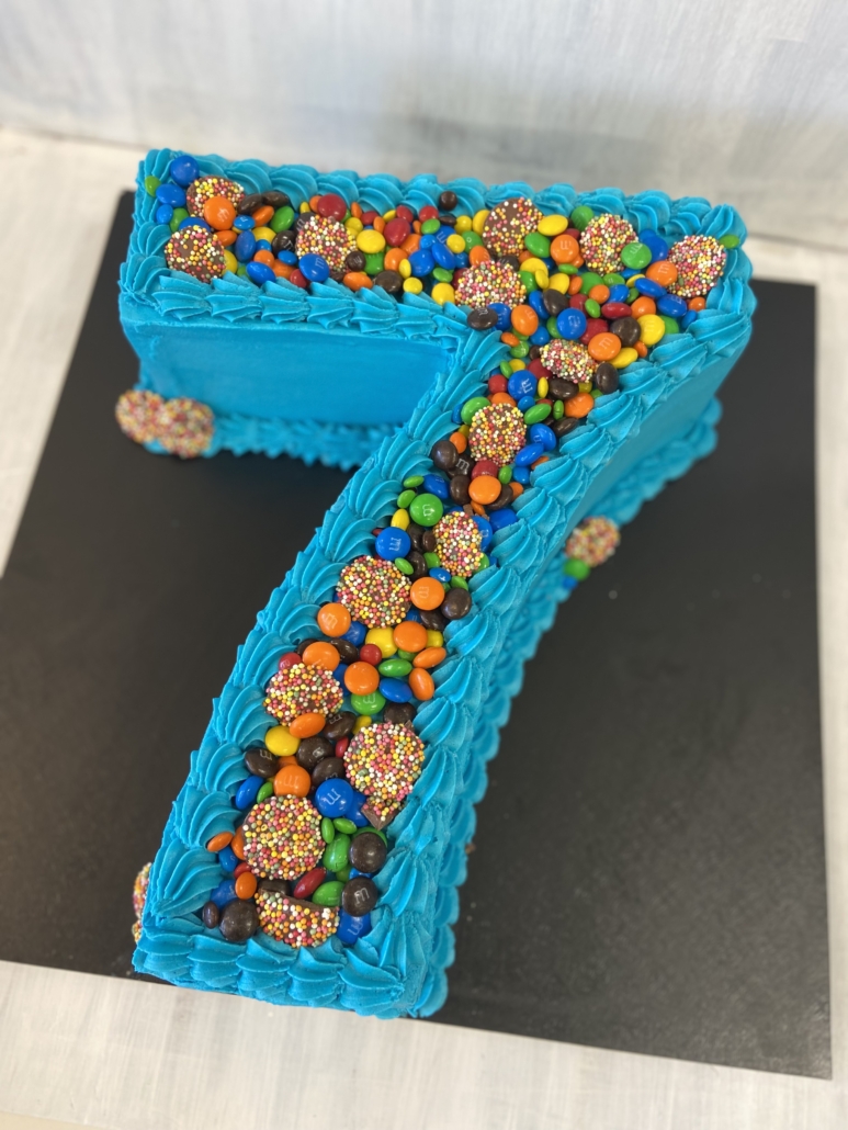 Order this Fun Number 7 Birthday Cake Online Now at Jack and Beyond