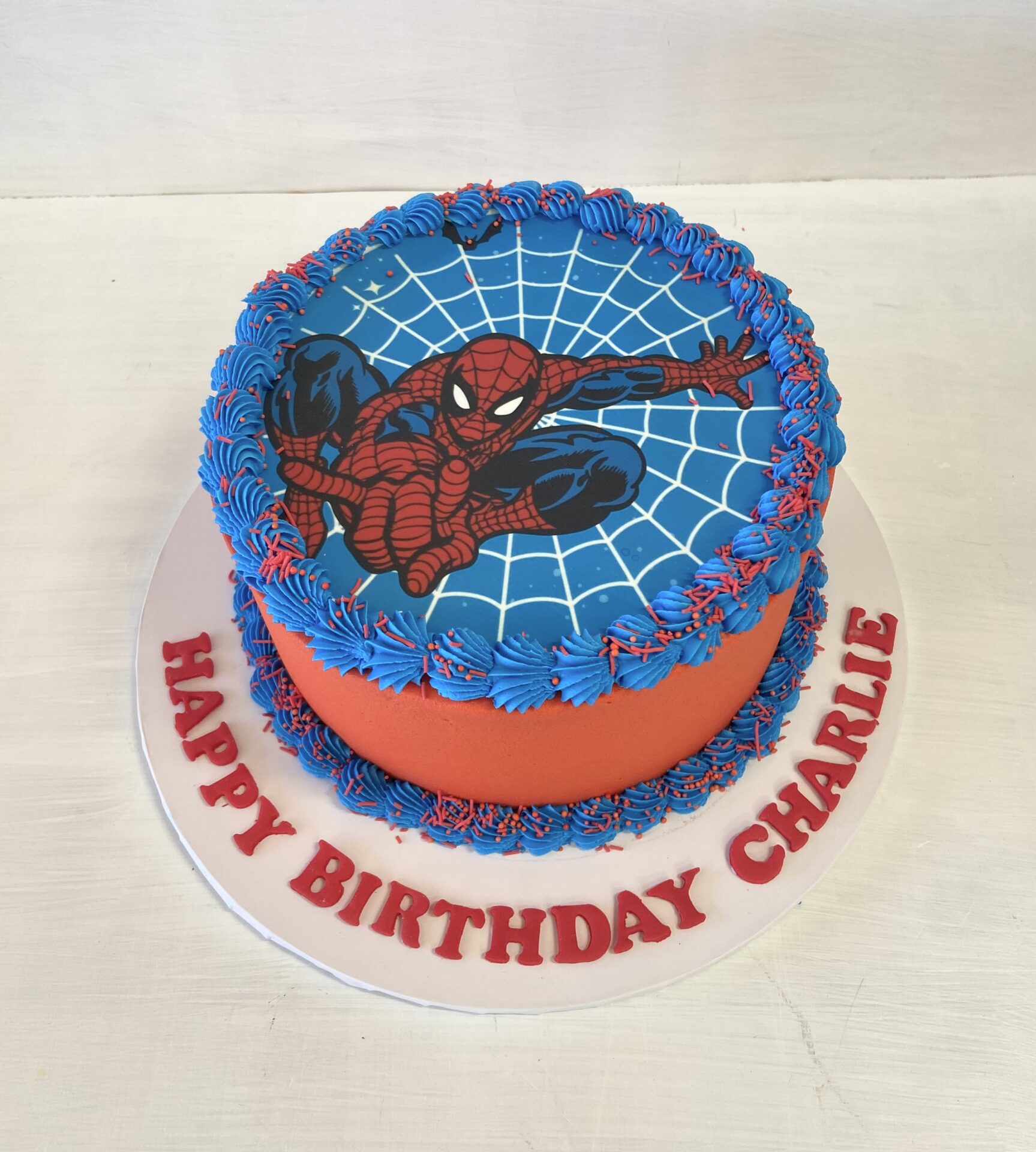 Spiderman Cake - 5303 – Cakes and Memories Bakeshop