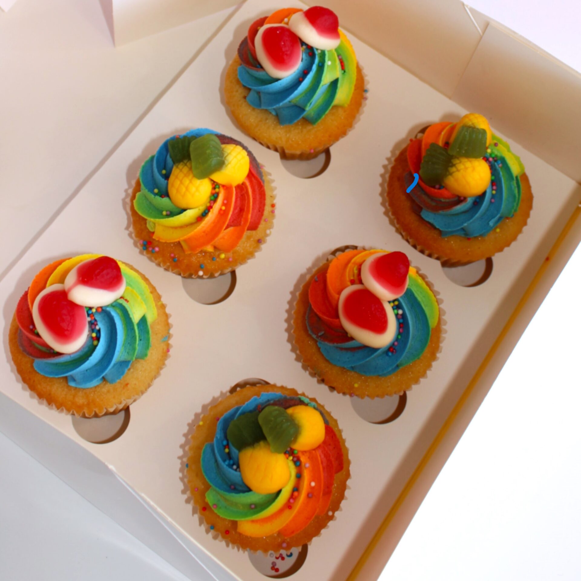 Rainbow Cupcakes REGULAR SIZED
